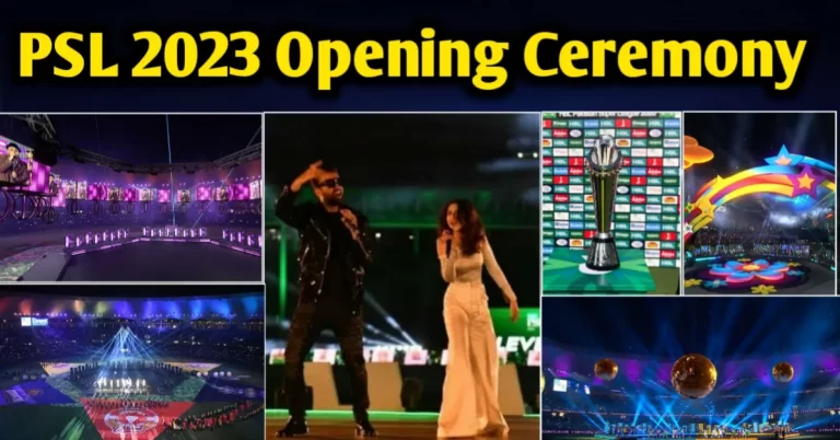 P S L 2023 OPENING CEREMONY – Psl 8 opening ceremony date and time in pakistan