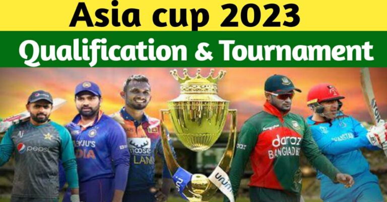 ASIA CUP 2O23 CRICKET TEAMS AND QUALIFICATION TOURNAMENT