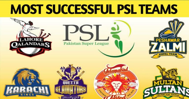 MOST SUCCESFUL PSL TEAM –  PAKISTAN SUPER LEAGUE TEAM PERFORMANCES