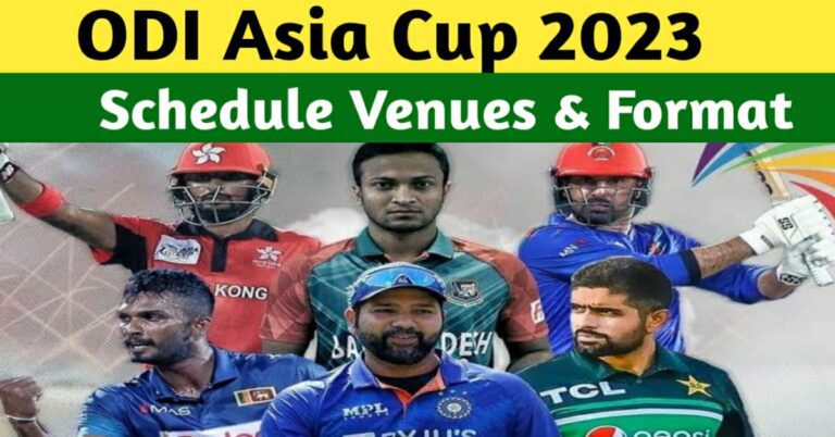 ASIA CUP 2023 SCHEDULE, VENUES, FORMAT, AND OTHER DETAILS – Cricket Asia Cup 2023