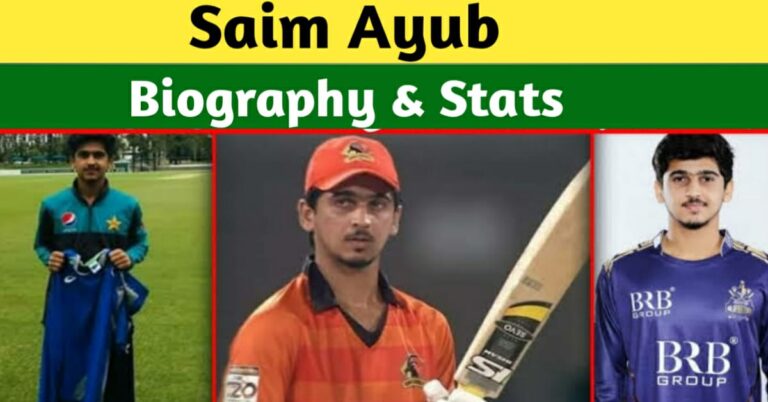 Saim Ayub Psl 2023 – Saim Biography And Domestic Stats