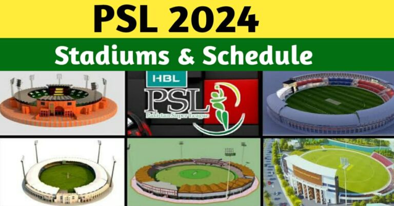 PSL 2024 Schedule – Pakistan Super League 9 Stadiums List – PSL 2024 Draft