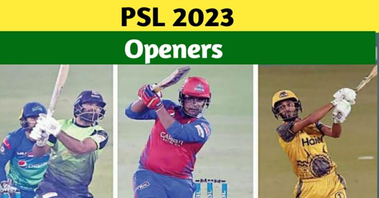 EXPECTED OPENERS FOR PSL 2024 – ALL TEAMS OPENERS IN PSL SEASON 9