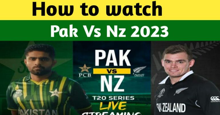 How To Watch Live Pak Vs Nz 2023 – Pakistan Vs New Zealand Schedule & Squads 2023
