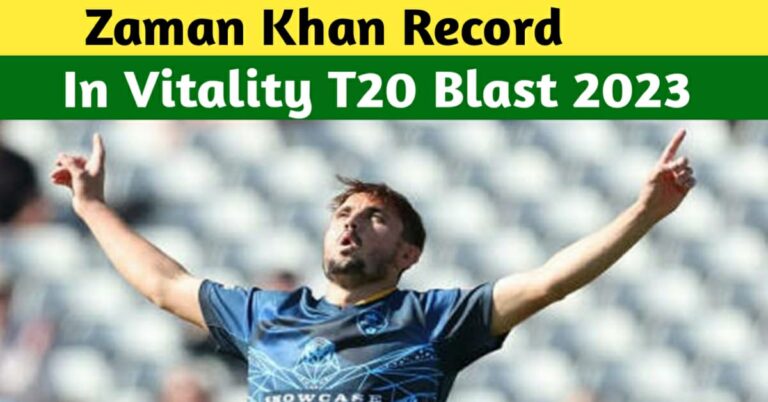 ZAMAN KHAN BECOMES ONE OF THE TOP WICKET-TAKERS IN VITALITY BLAST 2023