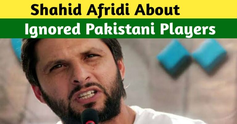SHAHID AFRIDI NAMES THREE PLAYERS THAT ARE IGNORED FOR PAKISTAN’S TOUR TO SRILANKA