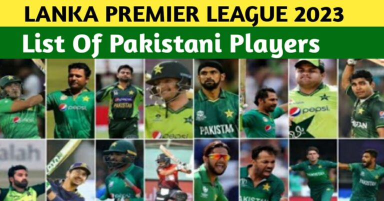 TOP PAKISTANI PLAYERS PICKED IN LPL 2023 AUCTION