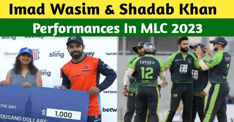 MLC 2023 – Imad Wasim Powers Orcas Seattle To Another Win, Shadab Khan’s Impressive Knock Went In Vain