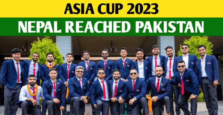 Asia Cup 2023: Nepal Team Reached Karachi To Participate In The Asia Cup 2023