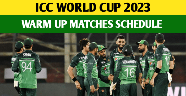 ICC World Cup 2023: Schedule Of Warm-Up Matches In World Cup 2023