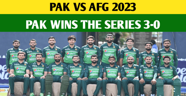 PAK Vs AFG 3RD ODI: Pakistan Completes A Clean Sweep And Claims The NO. 1 Spot In The ICC Rankings