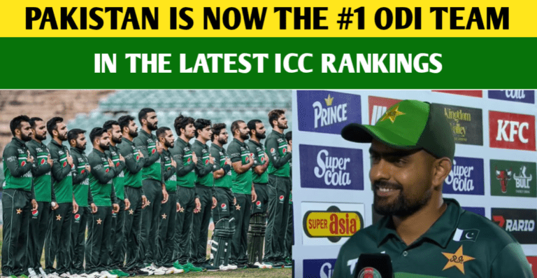 Pakistan Reclaims NO.1 Spot In ICC ODI Rankings
