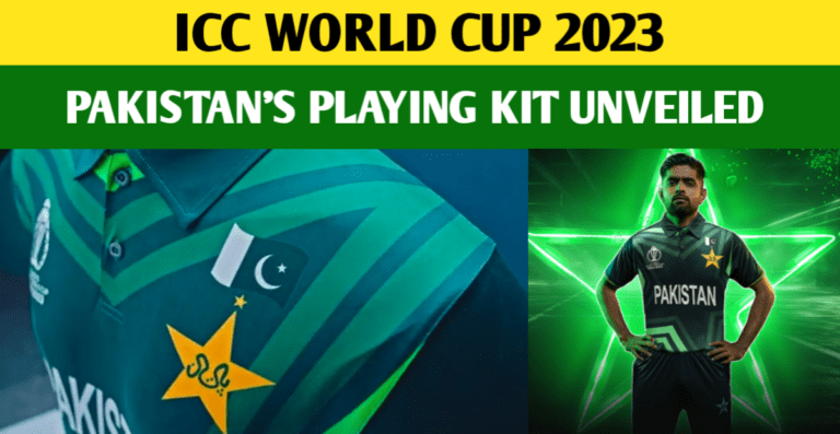 ICC World Cup 2023: Pakistan’s 2023 World Cup Kit Unveiled