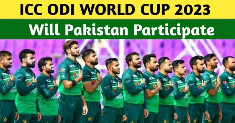 ICC WORLD CUP 2023 – PAKISTAN ALLOWED TO TRAVEL INDIA AND PARTICIPATE IN THE WORLD CUP 2023