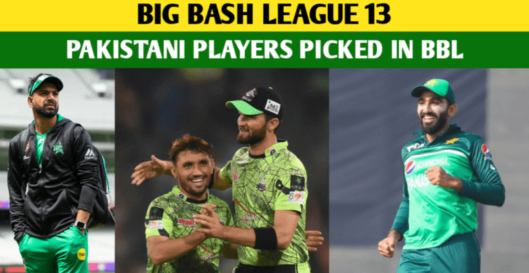 List Of Pakistani Players Picked In The Big Bash League Upcoming Season
