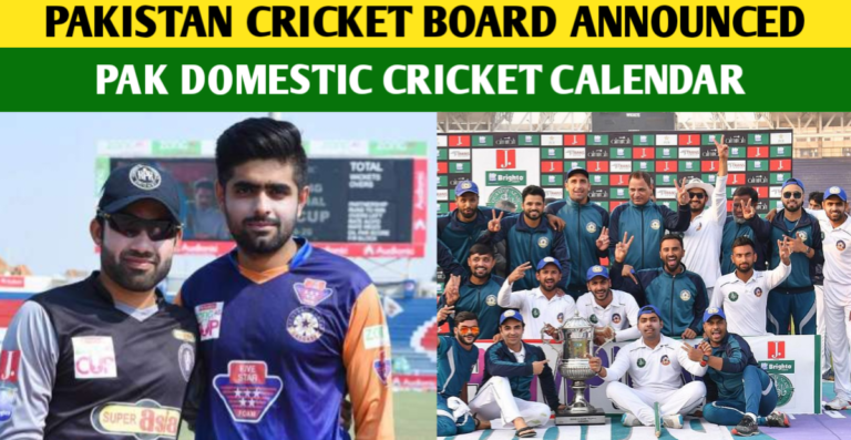 PCB Announced Pakistan’s Domestic Calendar For The 2023 Season