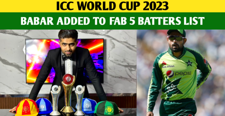 Babar Azam Added To Fab 5 Batters Of World Cricket In CWC 2023 Promo By Star Sports