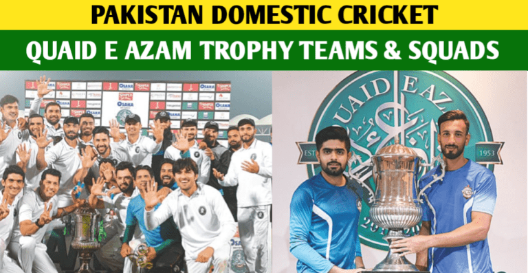 Quaid-e-Azam Trophy 2023 – 24 Teams, And Squads Announced
