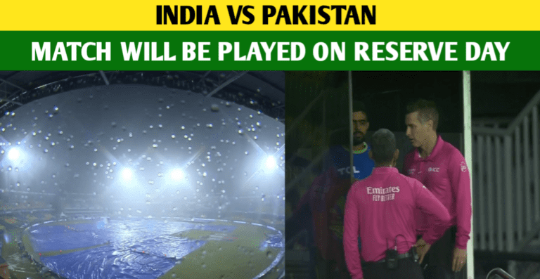 Pak Vs Ind 2023: Play Called Off Due To Rain, Match Will Be Played On Reserve Day