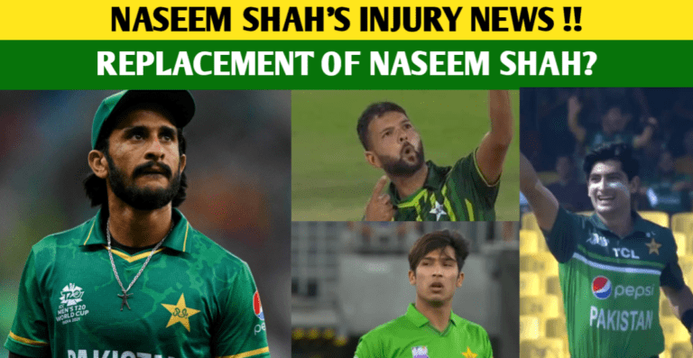 Naseem Expected To Be Ruled Out Of CWC 2023: What Are The Replacements Of Naseem Shah For The World Cup 2023?