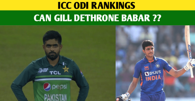 Babar Holds The Top Spot As Shubman Gill Closes On Gap In The Latest ICC Rankings