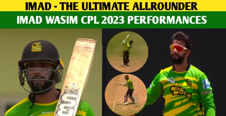 Imad Wasim’s Brilliant Performances For Tallawahs, The Ultimate All-Rounder In CPL 2023?