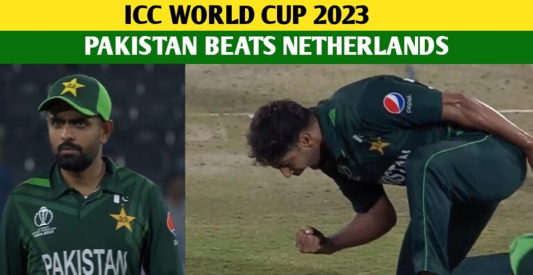 PAK Vs NED 2023: Brilliant Bowling From Pakistan As They Beat Netherlands In The First World Cup Match