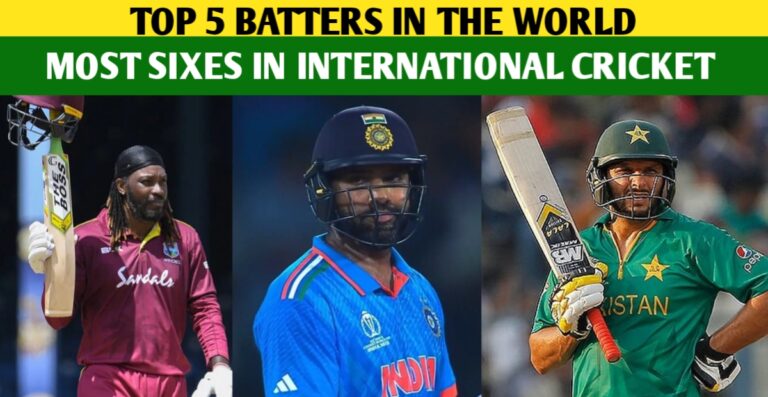 Top 5 Batsmen With Most Sixes In International Cricket