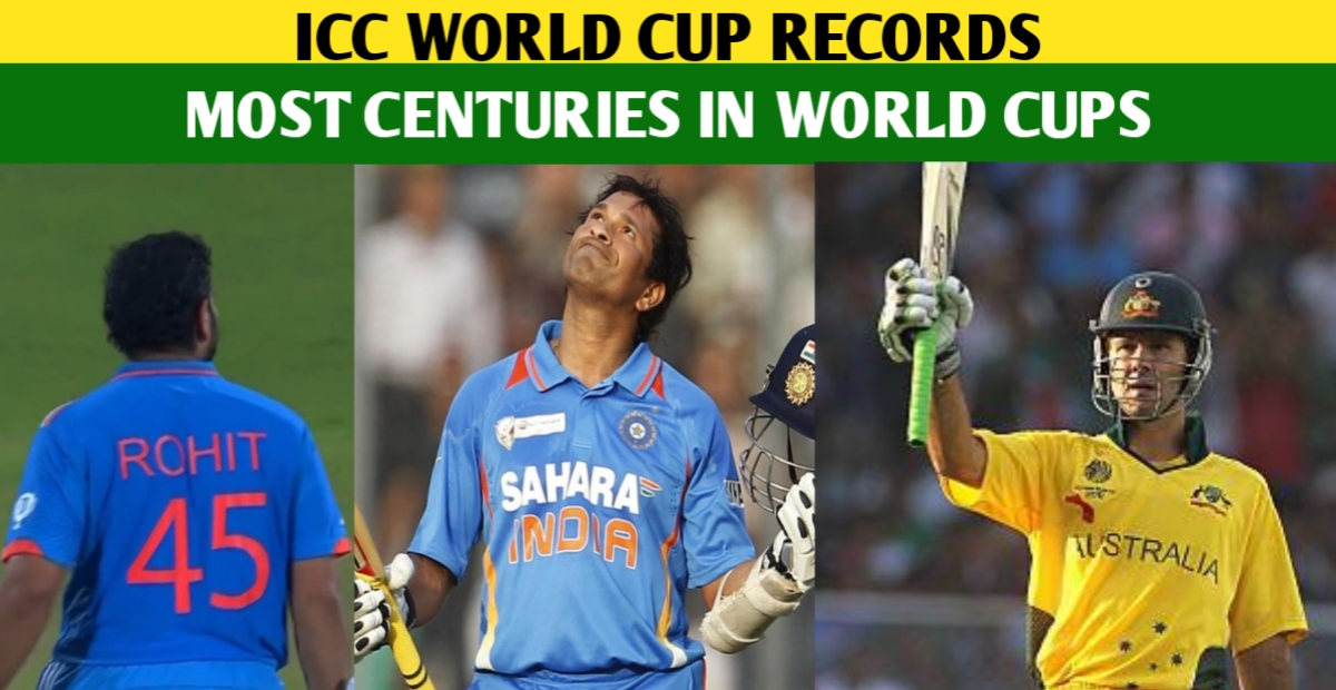 ICC World Cup Top 10 Players With Most Centuries In Cricket World Cup