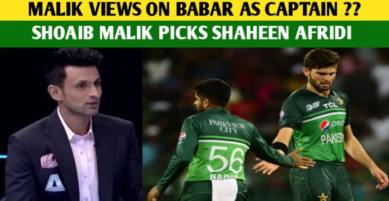 Shoaib Malik Picks Shaheen Afridi To Replace Babar Azam As Captain Of Pakistan