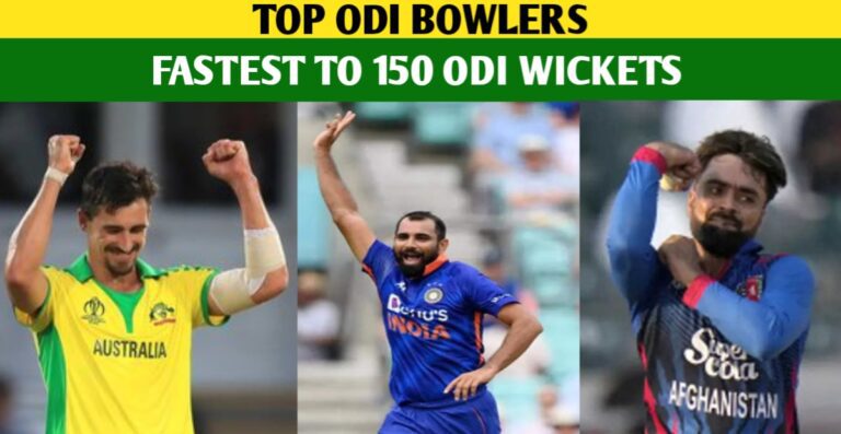Top ODI Bowlers: Fastest Bowlers To Pick 150 Wickets In ODI Cricket