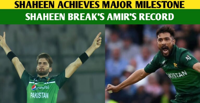 Shaheen Afridi Breaks Muhammad Amir’s Record In Intl Cricket For Pakistan