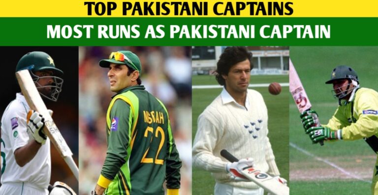Most Runs As The Captain Of Pakistan In All Formats (Odi+Tests+T20is)