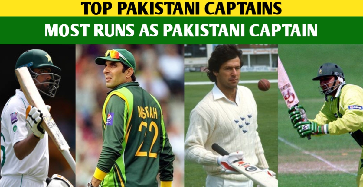 most runs as pakistani captain
