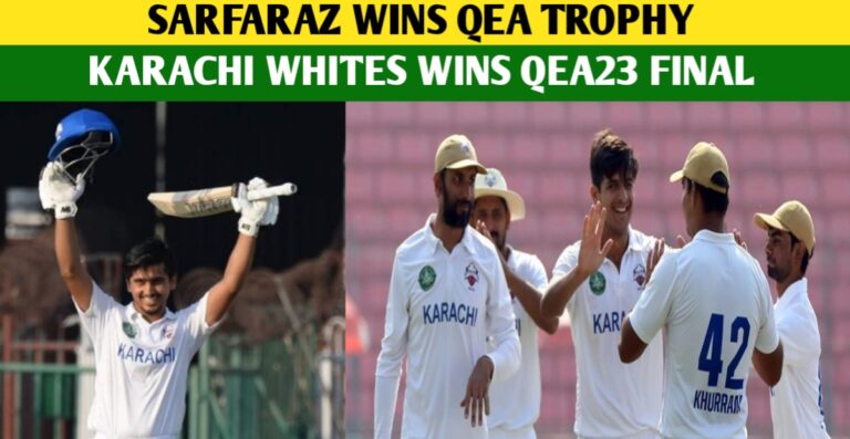 Saim Ayub Shines As Karachi Whites Won QEA Trophy 2023 Season
