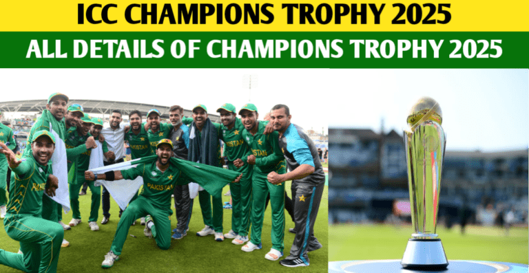 ICC Champions Trophy 2025 Schedule, Teams, Groups, Hosts, Venues, Fixtures, And All Details