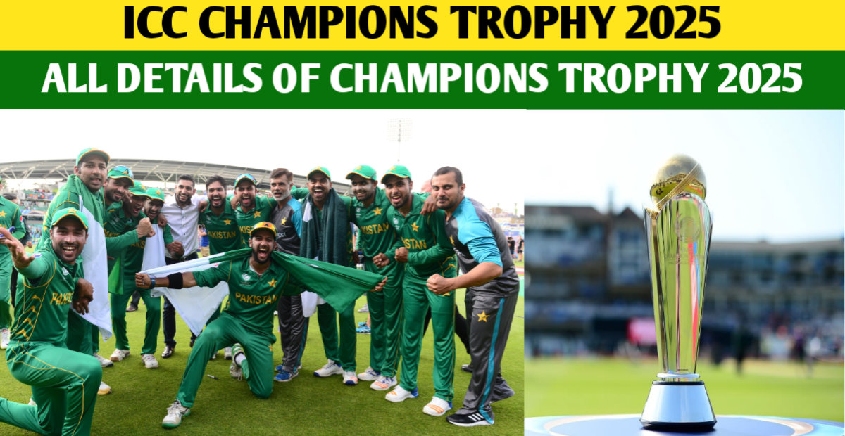 ICC Champions Trophy 2025 Qualification, Schedule, Format, Confirmed