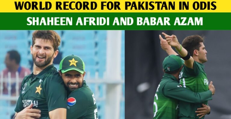Babar Azam And Shaheen Afridi Creates Record For Pakistan In ODI Cricket