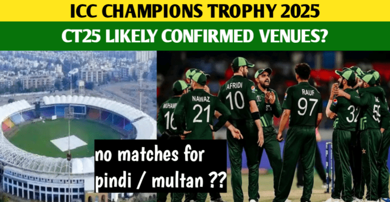 ICC CT25: Likely Venues For Champions Trophy 2025 – All Details About Venues And Stadiums