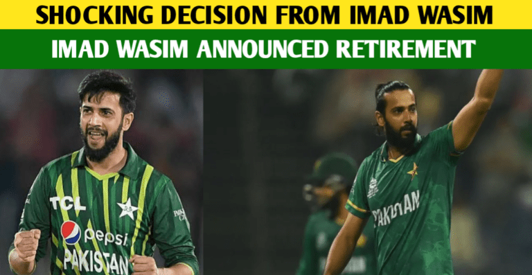 Imad Wasim Announced International Retirement