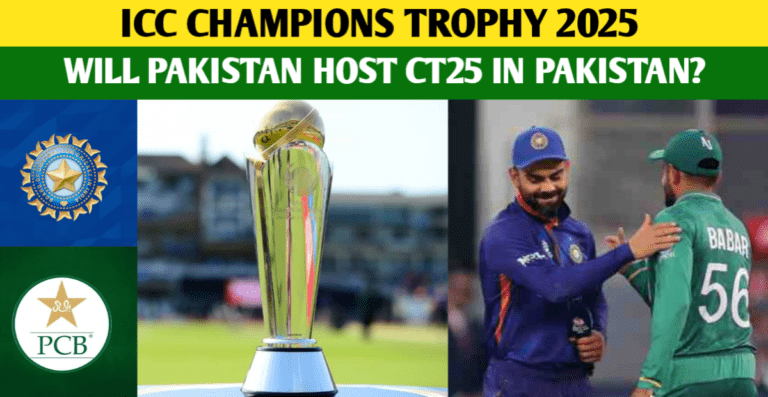 Champions Trophy 2025 To Move Out Of Pakistan? Will Pakistan Host The Champions Trophy 2025?